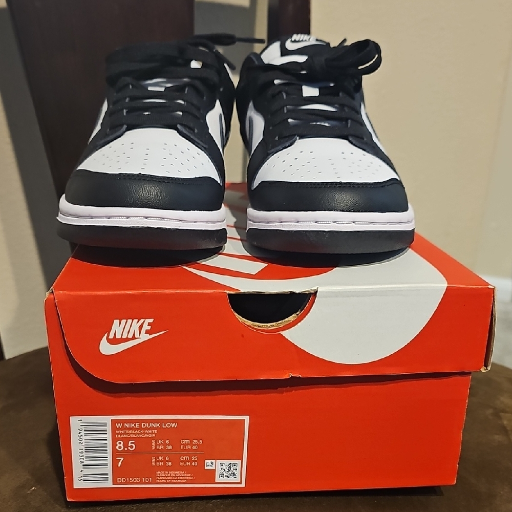 Nike Dunk Low Black and White Sneakers